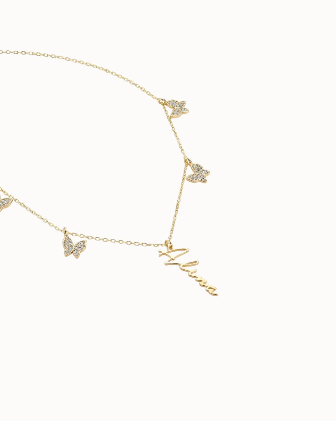 Butterfly Signatur Kette