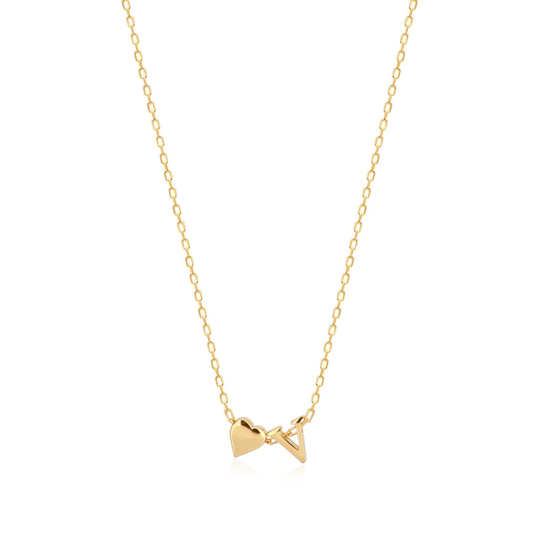 Buchstabenkette Herz dezent - SHAHDIA