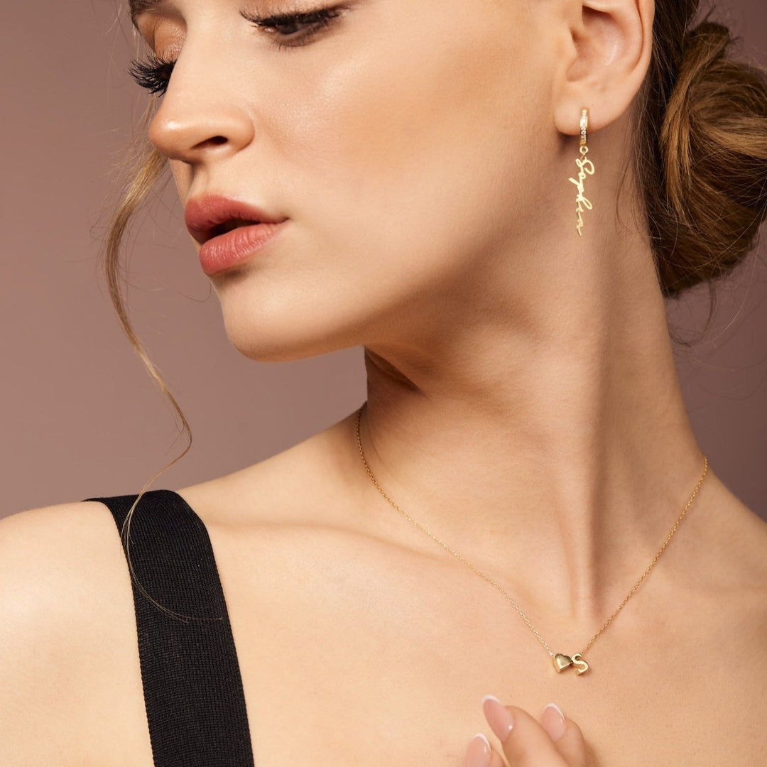 Buchstabenkette Herz dezent - SHAHDIA