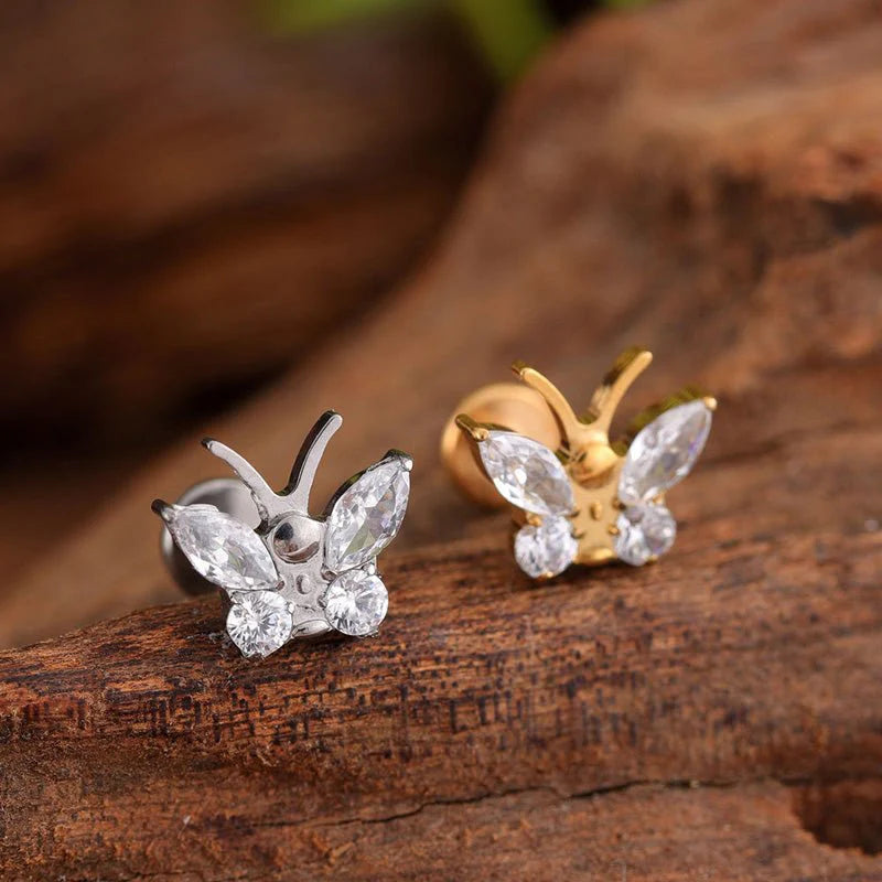 Schmetterlings-Piercing