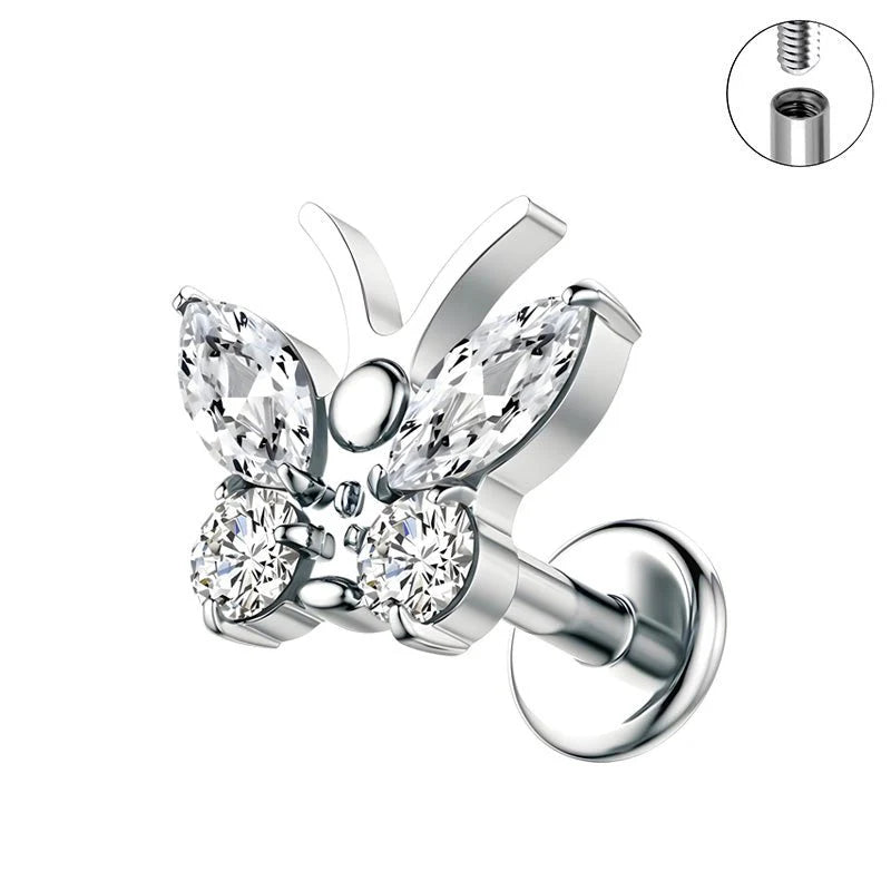 Schmetterlings-Piercing