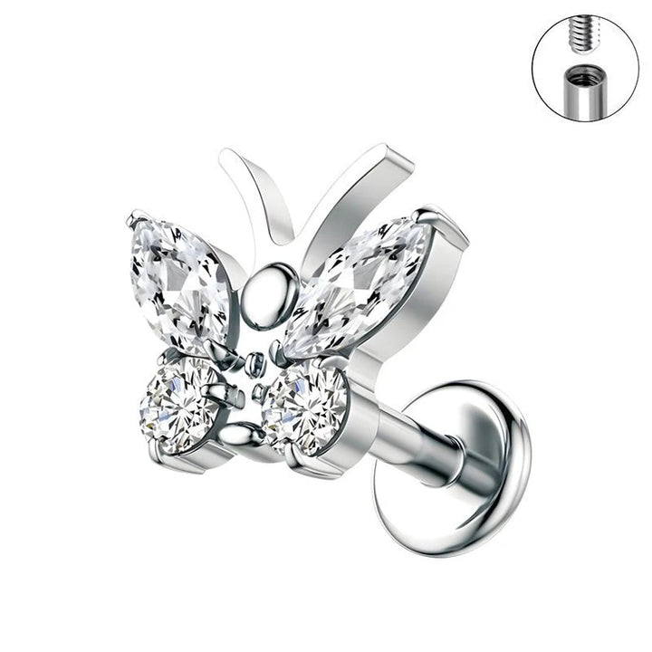 Schmetterlings-Piercing