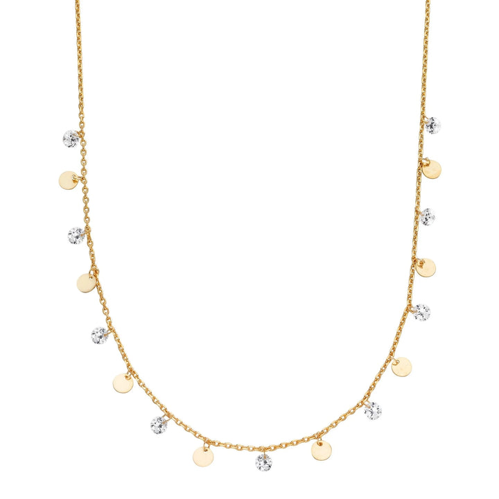 Münzkette Zirkonia