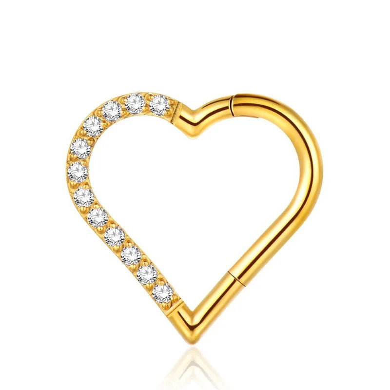 Herzring-Piercing