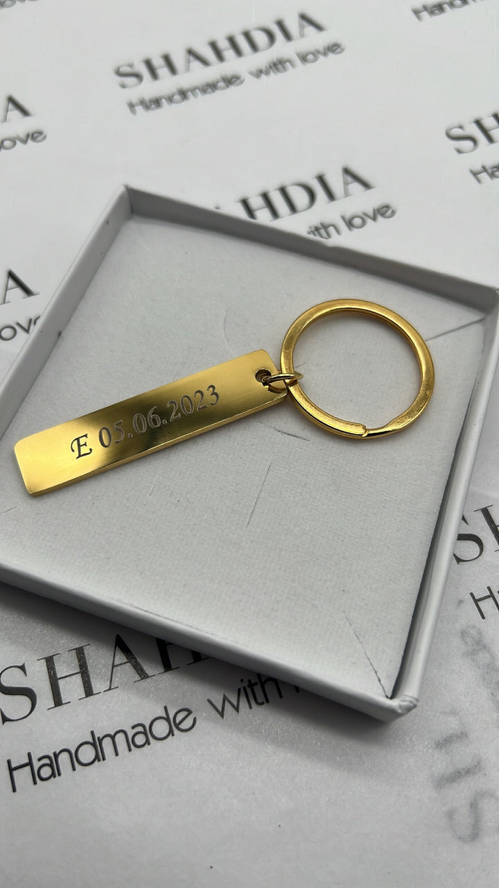 Schlüsselanhänger Gravur