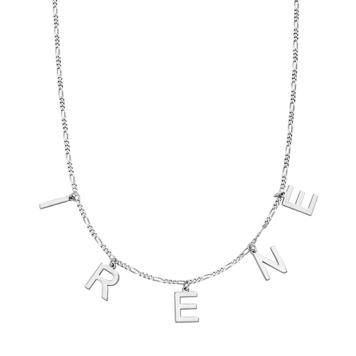 Namenskette ohne Zirkonia - Shahdia