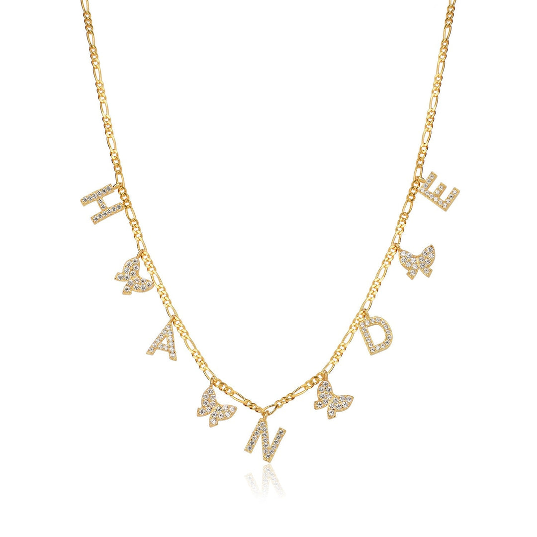 Namenskette Schmetterling - Shahdia