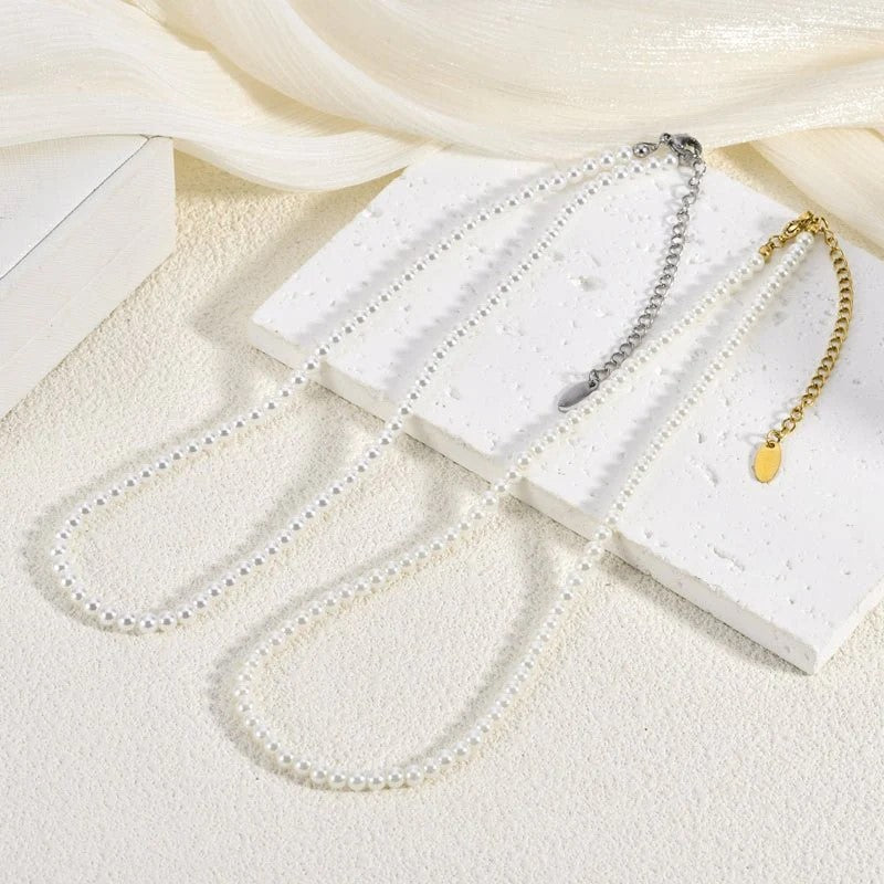 Einfache Perlenkette