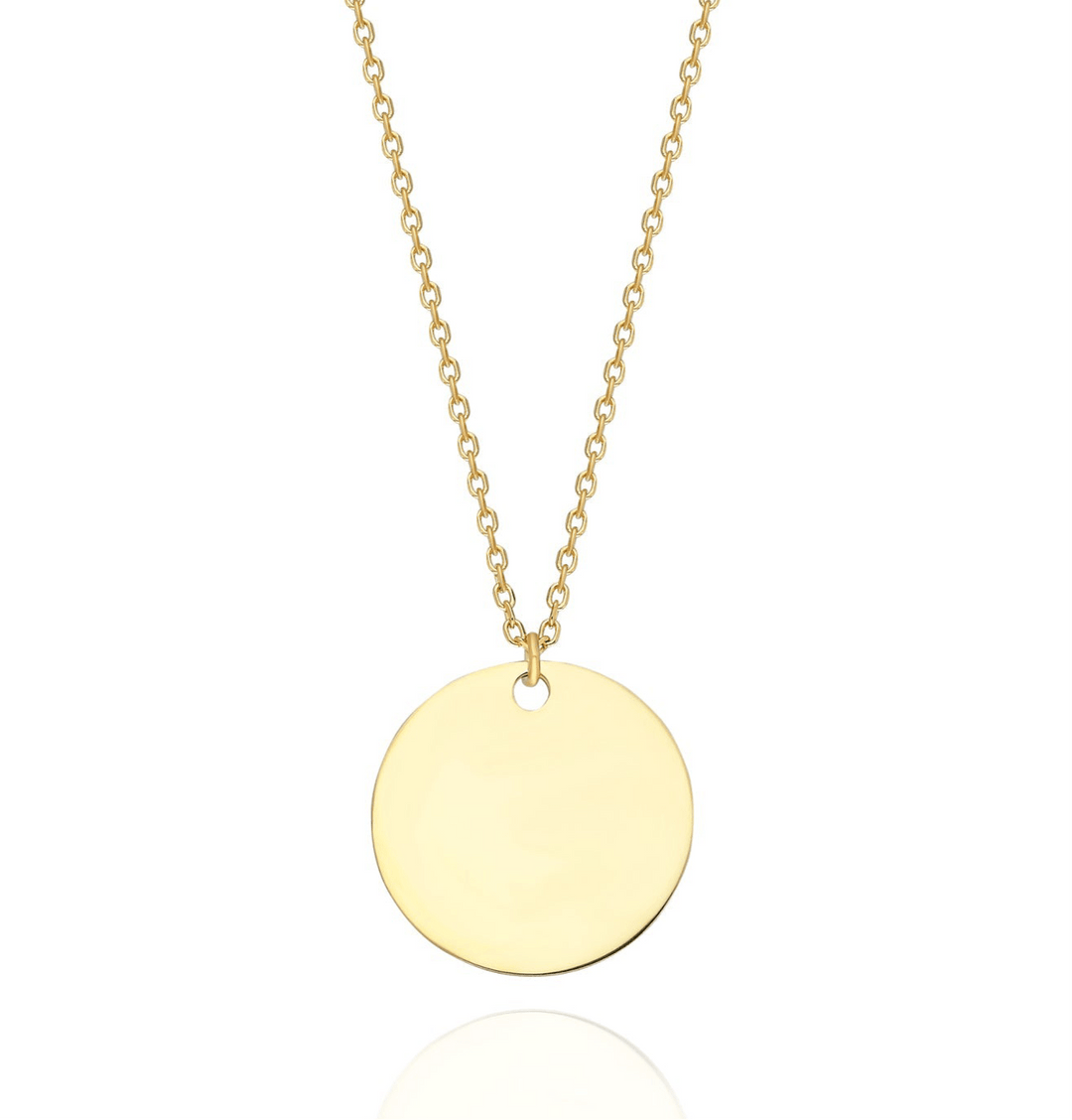 Plättchen Kette Gravur - SHAHDIA